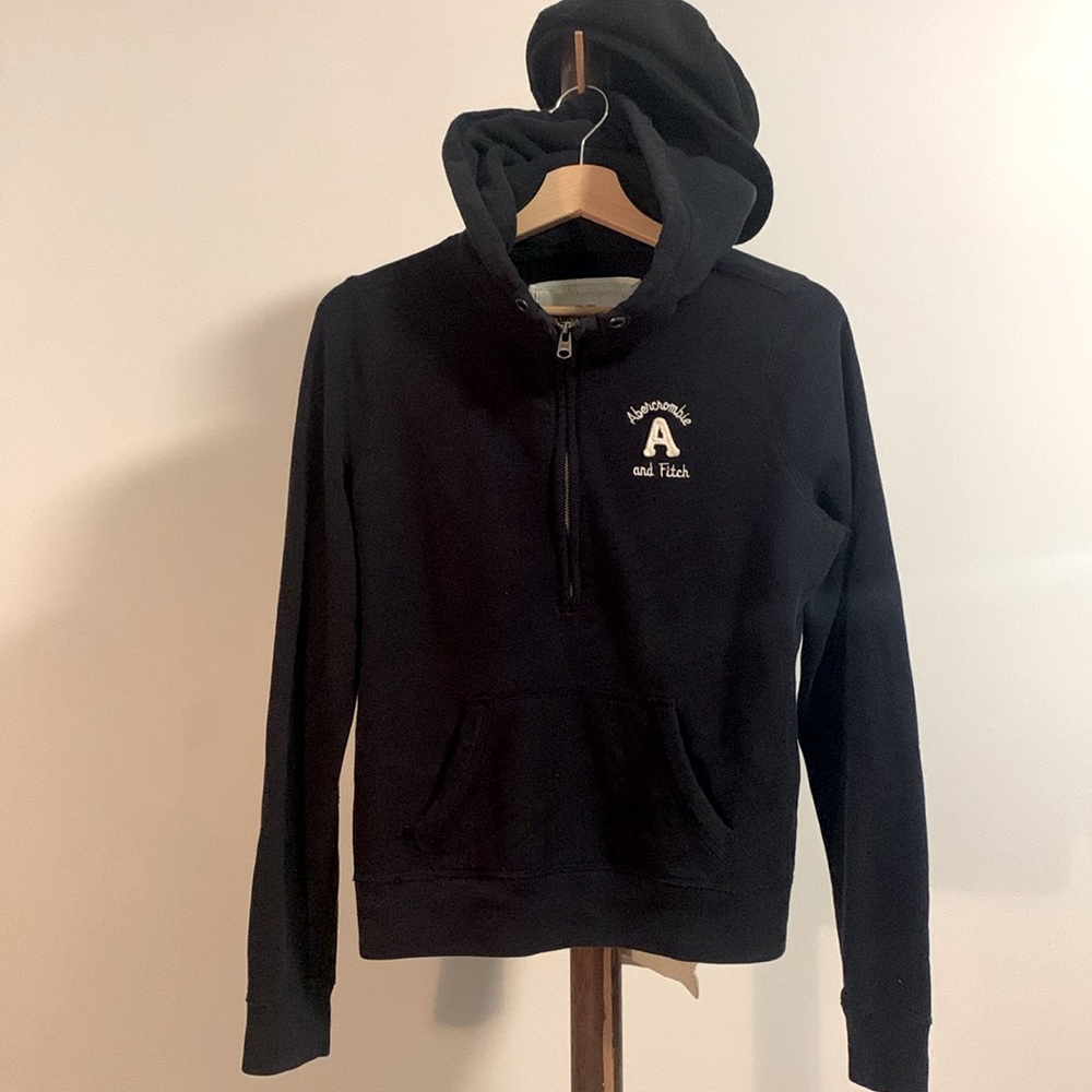 Abercrombie & Fitch navy blue hoodies